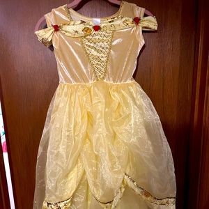 Little Adventures Disney Princess Belle Costume, XL 7-9 Years, Soft Comfortable